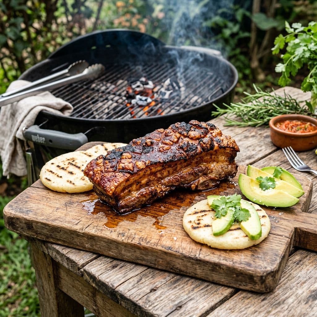 Chicharrón asado: técnica y temperatura correctas